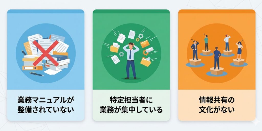 属人化が発生する3つの原因