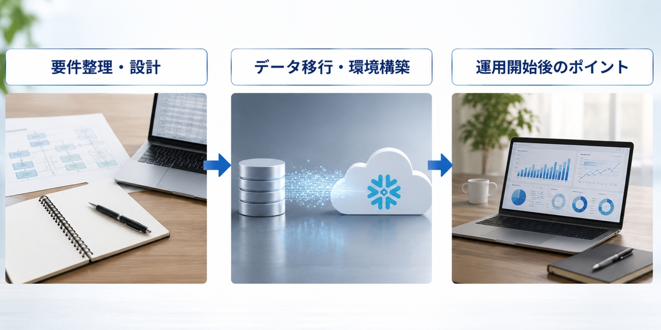 Snowflakeの導入から運用までの流れ