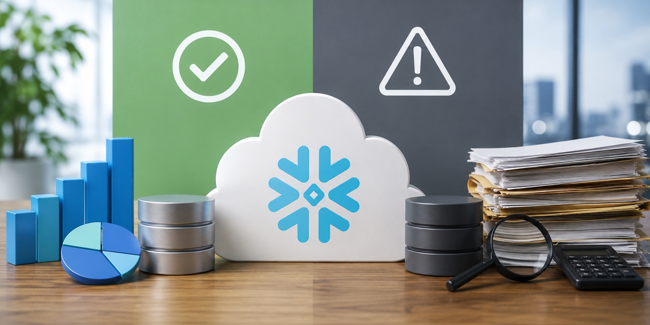 Snowflakeが向いている企業・導入時に検討が必要な企業